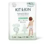 Kit & Kin, биоразлагаемые подгузники, подгузники, размер 4, 9-15 кг, бегемот и леопард, 22 шт. (7299225)