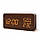 Електронний настільний годинник VST 862S-1 з червоною підсвічуванням, фото 2