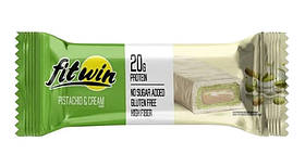 Протеїновий батончик ФІСТАШКА-КРЕМ з начинкою БЕЗ ЦУКРУ PISTACHO&CREAM 60 г 33% FitWin