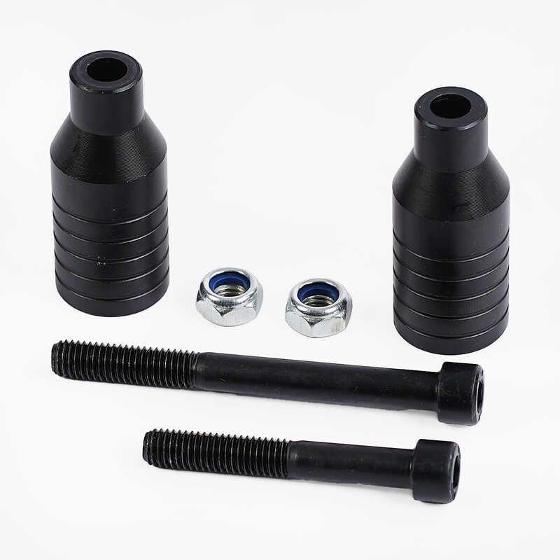 Пеги підставки для ніг на трюковий самокат PG-476 Чорний, довжина 5.5 см, Ціна за 2 шт., для трюкового самоката, фото 1