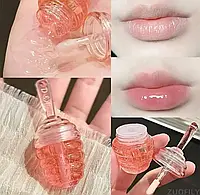 Бальзам-олійка для губ з екстрактом персика у вигляді вулика Di&Xi (№ 01), 4.4 г