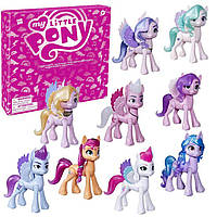 Поврежденная упаковка Набор из 9 фигурок Моя Маленькая Пони Королевская гала коллекция My Little Pony F2031