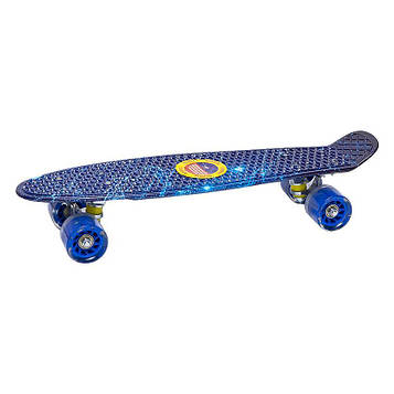 Скейт пластиковий 55см для дітей та підлітків Skateboard Sport XFM-350ZS