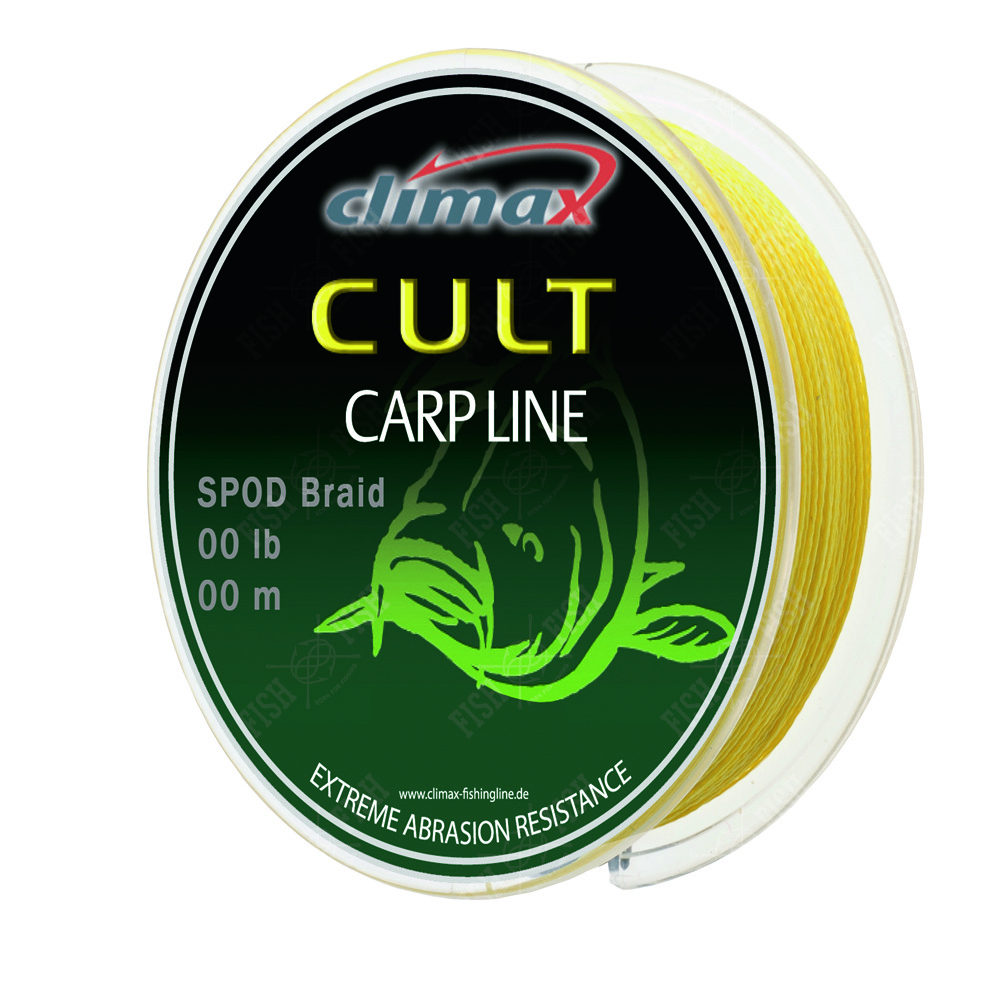 Сподовий шнур Climax Cult Spod Braid 274m (жовтий) 0.20мм 30lb, фото 1
