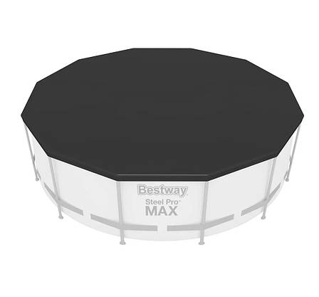 Тент Bestway 58037 для каркасного басейна діаметр (366 см), фото 1