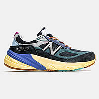 Сині замшеві жіночі кросівки New Balance 990v6 Action Bronson Lapis Lazuli