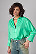Жіноча сорочка з укороченим рукавом — салатовий колір, M (є розміри), фото 3