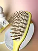 Щітка-гребінець для мокрого волосся (жовта), фото 2