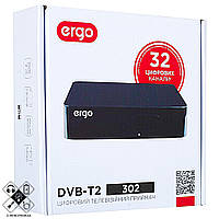 ERGO 302 ORIGINAL DVB-T2 современный цифровой Т2 тюнер для телевизоров и мониторов (оригинал)
