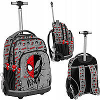 Рюкзак портфель шкільний на колесах Paso MARVEL Spiderman Venom SP23BB-671