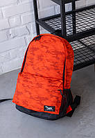 Унисекс Рюкзак Staff 15L оранжевый с черным с принтом стаф. Shopy Унісекс Рюкзак Staff 15L оранжевий з чорним