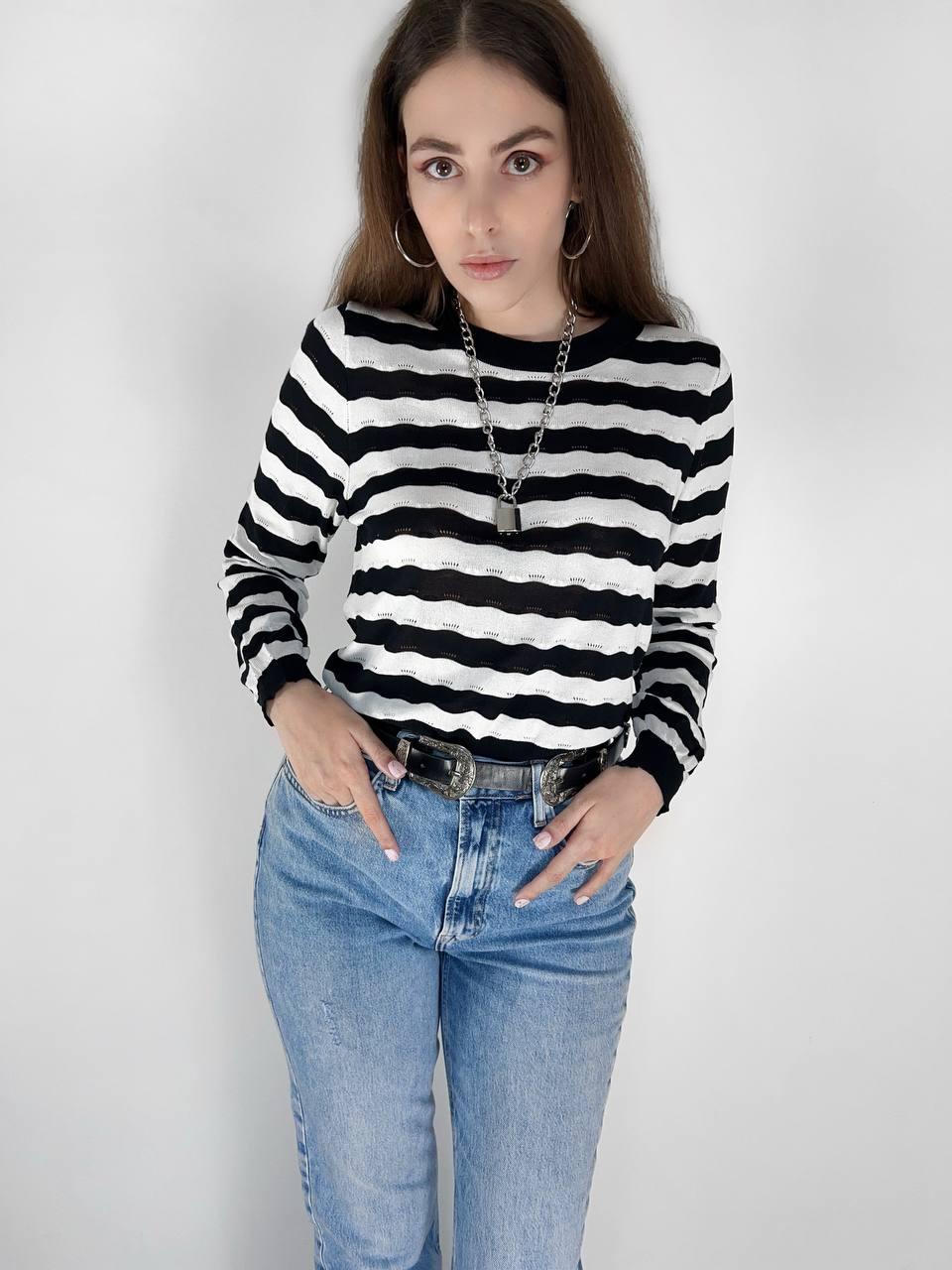 Жіночий костюм у смужку (р. 42-46), фото 1