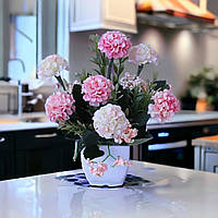 Искусственный цветок интерьерный в горшке декоративный для дома , исскуственные растение цветок 22*15 см