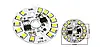 Світлодіодний LED-модуль 7 Вт, 35 мм AC220 В плата для ремонту ламп 7 Вт, теплий білий, фото 3