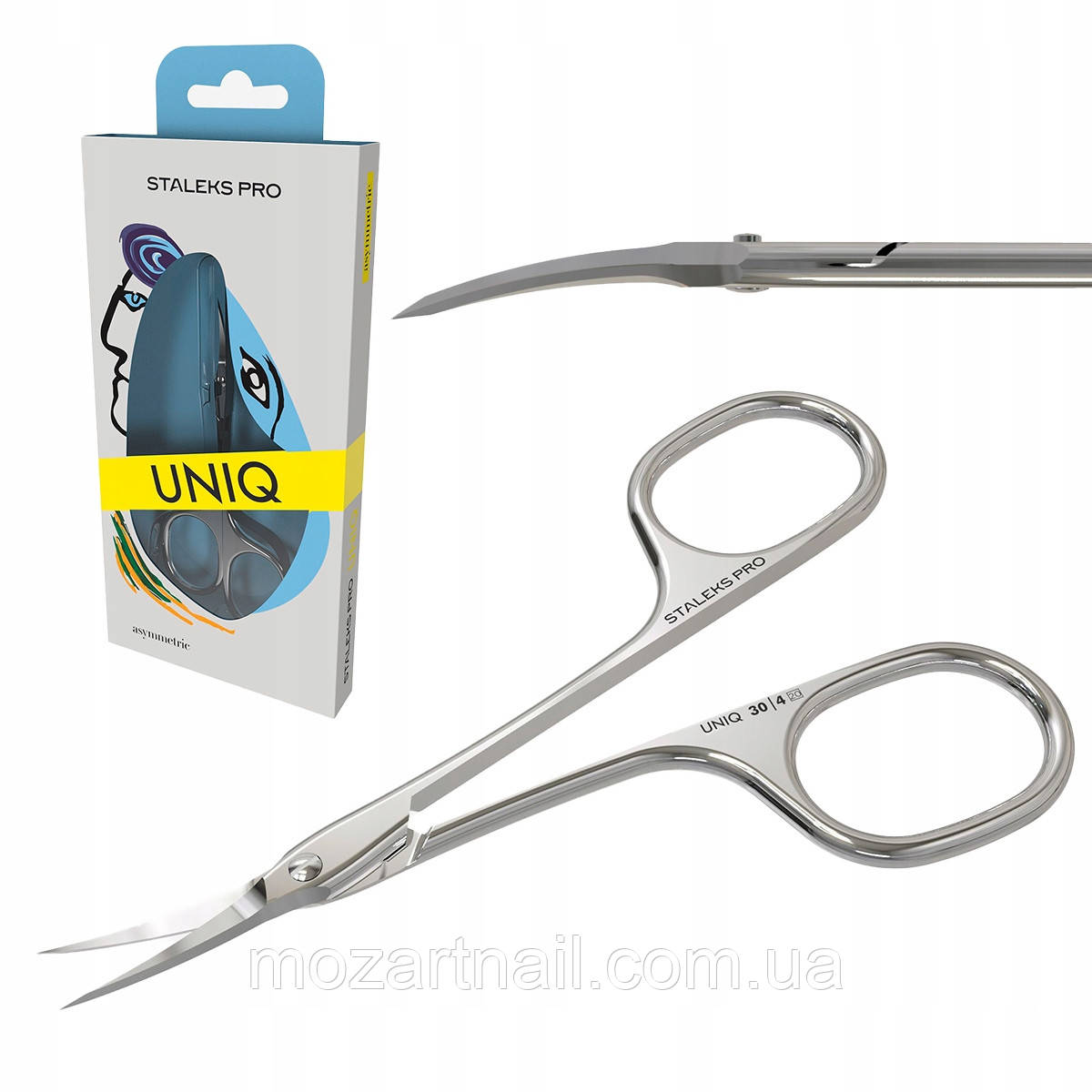 Ножиці для кутикули Staleks Uniq 30 type 4 SQ-30/4 асиметричні