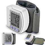 Електричний тонометр універсальний Вимірювання тиску на зап'ястку для літніх людей smarttech, фото 10