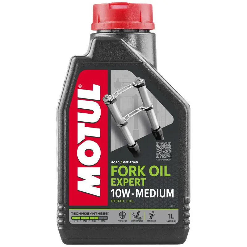 Олива для вилок мотоциклів напівсинтетична Motul Fork Oil Expert Medium 10W 1 л (822201/105930)