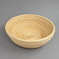 Ротанговая корзинка для расстойки хлеба круглая 20 см - 600-700 г