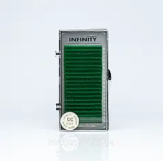 Вії INFINITY ЗЕЛЕНІ, CС 0.10 12 mm