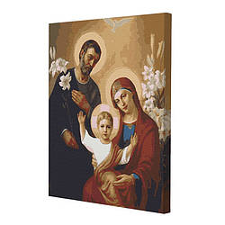 Картина за номерами Riviera Blanca Ісус, Марія, Йосиф 40x50 см (RBI-004)