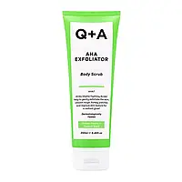 Q+A - AHA Exfoliator Body Scrub - Скраб для тела с АНА-кислотами - 250ml