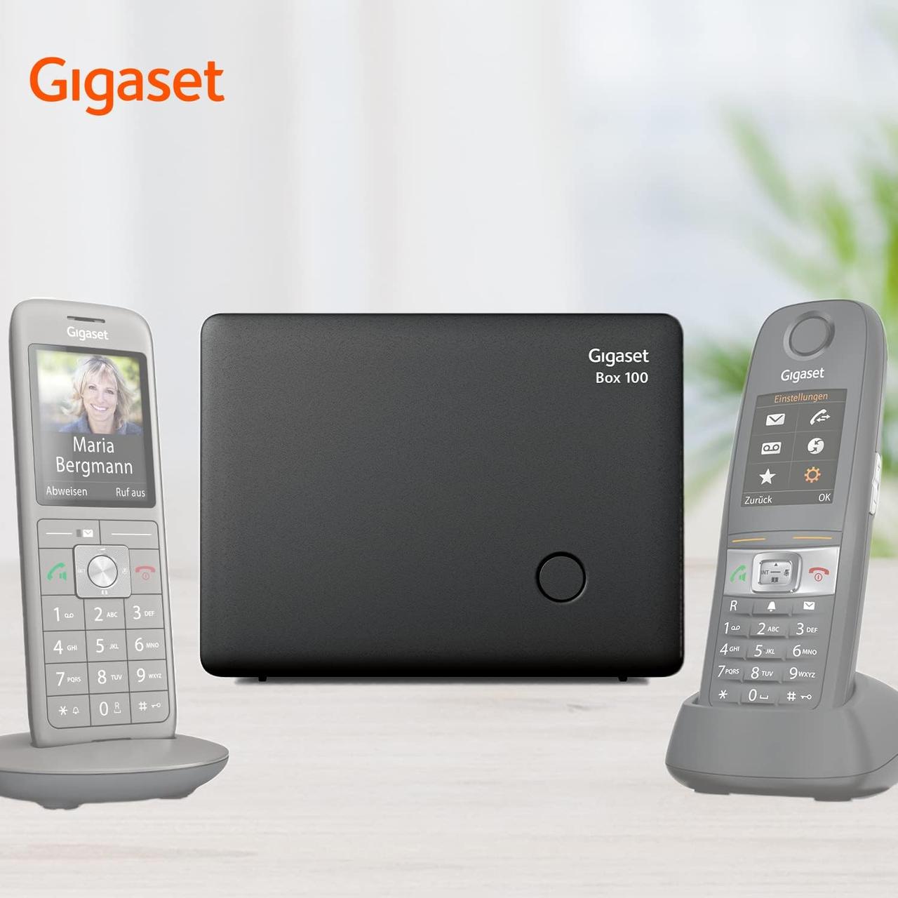 Базовая станция Gigaset DECT Box 100 системы связи с трубками Gigaset (6 трубок) - фото 1 - id-p2178717434