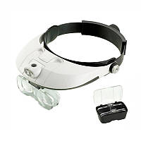 Бинокулярная лупа Magnifier 81001-G LED 1x - 6x