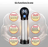 Чоловіча вакуумна електрична помпа з режимами ElectroSucker, фото 5