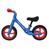 Велобіг дитячий PROFI KIDS 1009 PU колеса 12 дюймів, синій