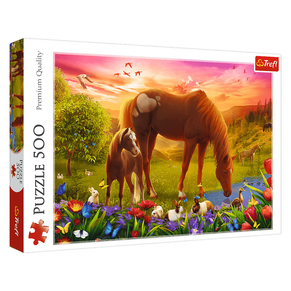 Пазл "Коники на горизонті", 500 елементів Trefl (5900511374513)