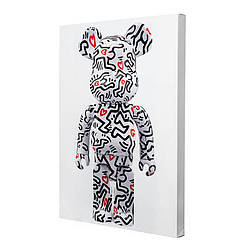 Постер Bearbrick 2 28x40 см Riviera Blanca (ПС-041)