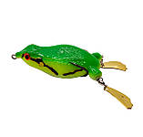 3D Гумова поверхнева Жаба Незацепляйка 25г/12см Селіконова приманка на хижака, фото 3