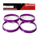 GETMANN <unk> Комплект центрувальних кілець 69.1 х 67.1 Термопластик 280 °C, фото 2