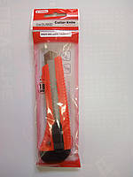 Ніж канцелярські трафаретний 18 мм із металевою напрямною Norma