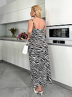 Облягаюча довга сукня на тоненьких брителях з 50 по 56 розмір, фото 6