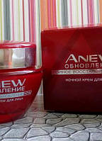 Ночной крем для лица восстановление anew avon 50 мл