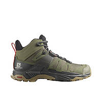 Трекінгові черевики Salomon® X Ultra 4 MID Gore-Tex®. Оливково-чорний. Розмір 42 2/3