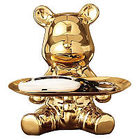 Ведмідь Ключниця скарбничка Золотий з тацею