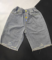 Дитячі Шорти з легкого джинсу для дівчинки 150 см