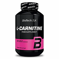 BioTech USA L-Carnitine 60 таблеток, жироспалювачі для спортсменів, L-карнітин 1000 мг, для схуднення