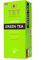 Зеленый чай ТЕТ Everyday Green Tea без ароматизаторов 20 пакетиков