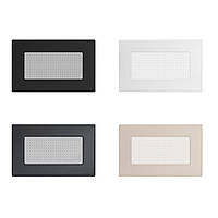 Решітка камінна фарбована 11х17 см