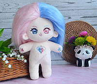 Девочка кукла-идол, плюшевая кукла идол 20 см, кукла Idol со скелетом, характерная веселая кукла-идол