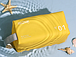 Косметичка прорезинена для басейну "JELLY WASH BAG 01". Розмір 23х11,5х11,5 см. Синій колір, фото 8