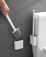 Туалетный ершик с гнущейся силиконовой щеткой Bodasan Белый