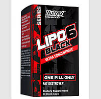 Жиросжигатель Lipo 6 Black Ultra Concentrate Nutrex, 60 капсул