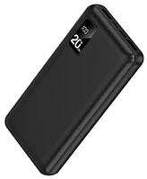 Зарядний пристрій повербанк Power Bank Maxmate MMP-20L 20000 mAh (55606-E) Чорний