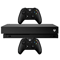 Microsoft Xbox One X 1 TB, 2 геймпада