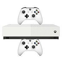 Microsoft Xbox One S Digital Edition 1 TB, 2 геймпади