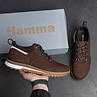 Чоловічі шкіряні кросівки Hamma, фото 9